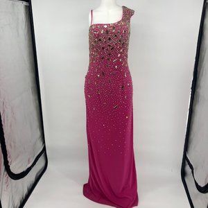 Vintage Gorgeous Formal Event Maxi Gown Pink 0